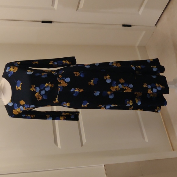 Talbots Jersey Twist Midi Dress sz 6 - Picture 3 of 14